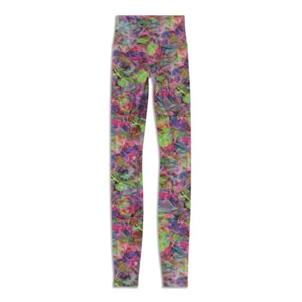 Lululemon Athletica Wunder Train High-Rise Tight 21” Vivid Floral Tone Multi